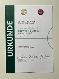 Torwart B-Lizenz – Nachbildung des offiziellen Trainerzertifikats für Torwarttrainer Torwart B-Lizenz – Nachbildung des offiziellen Trainerzertifikats für Torwarttrainer